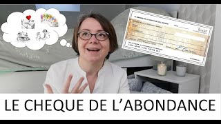 Le chèque de labondance  comment ça marche [upl. by Kikelia]