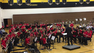 Anchors Aweigh  Zimmermann Jerry Brubaker Arrangement  Edward L Pine Middle School Advanced Band [upl. by Enelyk]