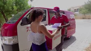 Aramex  delivery test  what3words [upl. by Adiazteb320]