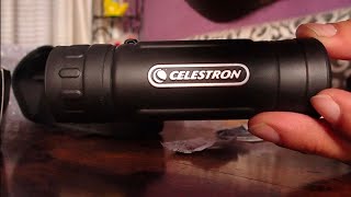 Great Quality waterproof Celestron 10X25 Optical Zoom monocular with cover best in his competitors [upl. by Misty]