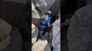 Hiking Precipice Trail in Acadia NP ⛰️ acadianationalpark precipicetrail hiking [upl. by Yraillih]