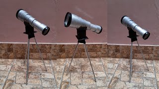 Diy Telescopio con reciclaje [upl. by Rondi]