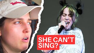 Billie Eilish Interesting Moments Voice Cracking Stage Falls and Broken Ankles [upl. by Grega]