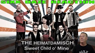 The Heimatdamisch Sweet Child O Mine Reaction gunsnrosescover sweetchildomine [upl. by Isdnil]