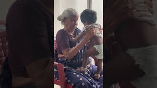 baby and grandmother that video🥰￼ one of the memory [upl. by Ylim914]