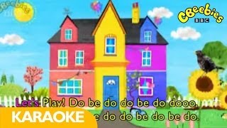 CBeebies Lets Play  Karaoke Theme Song [upl. by Mauer594]