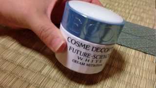 COSME DECORTE FUTURESCIENCE white cream nutrition [upl. by Flint]