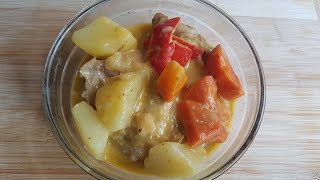 Ginataang Manok  Ginataang Chicken with Potatoes amp Carrots  Villarosa Fam Channel [upl. by Etiam272]