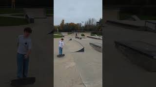 Cirencester skatepark yesterdays 1st ride around the park [upl. by Einna]