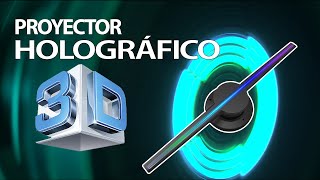 Tutorial Proyector Holográfico 3D  Ventilador Holográfico 3d led [upl. by Naihs]