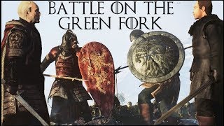 TYWIN LANNISTER VS ROOSE BOLTON l Battle on the Green Fork l The Battle of the Five Kings GoT Lore [upl. by Ymiaj]