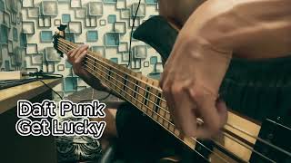 Daft Punk  Get Lucky  BassCover  Bassist [upl. by Grania]