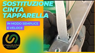 Come sostituire la cinta della tapparella  step by step  molto dettagliato [upl. by Erbes]