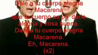 Los Del Rio La Macarena Full Spanish Version with Lyrics YouTube [upl. by Rehpotsrhc]