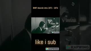 BHRT tv dnevnik intro 1971  1974 [upl. by Auric]