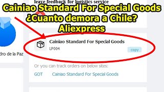 LP Cainiao Standard For Special Goods Aliexpress a Chile [upl. by Annanhoj]