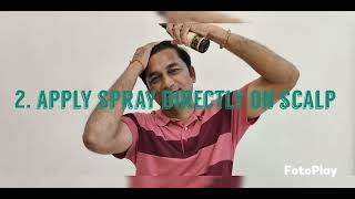 How to use Kara Herbal Scalp Spray for Men and Boys [upl. by Barton]