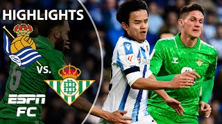 🚨 STALEMATE 🚨 Real Sociedad vs Real Betis  LALIGA Highlights  ESPN FC [upl. by Asare858]