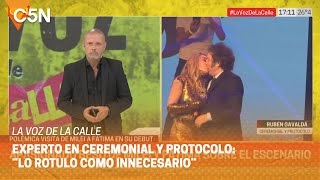 RUBÉN GAVALDÁ analizó el BESO de JAVIER MILEI a FÁTIMA FLÓREZ en el ESCENARIO [upl. by Brigid]