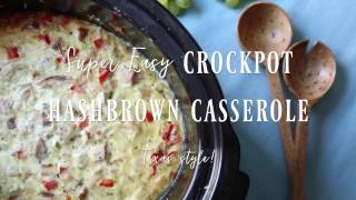 Crockpot Hashbrown Casserole [upl. by Ule]