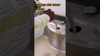 How To Fit A Mixer Tap In Kitchenkitchenmr mixer plumber [upl. by Dhiman]