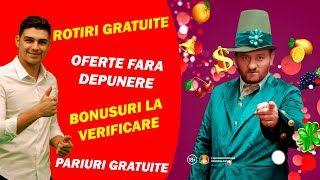 Rotiri Gratuite si Bonusuri Fara Depunere la Pariuri Online 2023 [upl. by Phip]