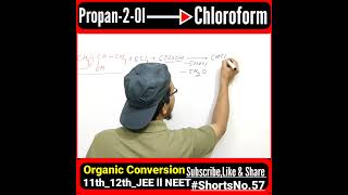 Propan2ol se chloroform ll isopropyl alcohol se chloroform ll trichloromethane shorts chemistry [upl. by Richy349]