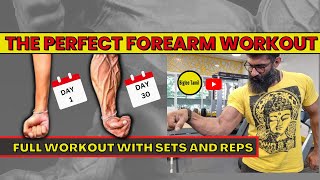 Perfect forearm workout  Full workout with sets and reps  Bigger forearms  Biglee Tamil [upl. by Akvir]