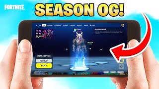 How to DOWNLOAD Fortnite Mobile on IOS amp ANDROID Season Og [upl. by Rico]