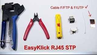 Anschlussanleitung EasyKlick Modul RJ45 STP [upl. by Eibbil]