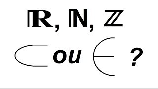 Ensemble de nombres  appartient ou inclus [upl. by Barra]