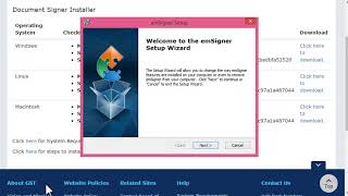 How to Install EM signer  Installation of emsigner software  DSC software for GST [upl. by Mapel]