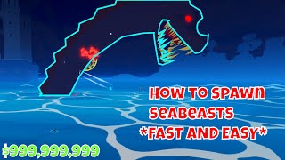 HOW TO SPAWN SEABEASTS IN BLOX FRUITS🐲 GUIDE FOR BLOX FRUITS  ROBLOX 💰FAST AND EASY💰 [upl. by Otsirc884]