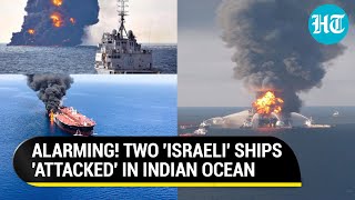 Houthi Attack In Indian Ocean Two Israeli Ships Targeted After Arouris Killing  Report [upl. by Mailli176]