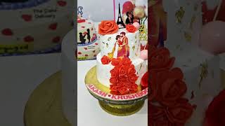 EngagementRing Ceremony Cake Design thecakedelivery cake engagementcake ringceremony [upl. by Ellah821]