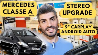 MERCEDES classe A w169  STEREO UPGRADE CARPLAY ANDROID AUTO [upl. by Selig361]