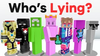 8 Minecraft Speedrunners VS 1 Secret Liar [upl. by Anadroj]