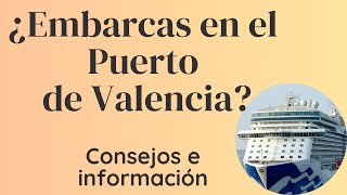 ¡Descubre cómo embarcar en el Puerto de Valencia en 2024 [upl. by Drue]