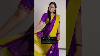 🌸 Radiant Purple Moonga Silk Saree 🌸 [upl. by Cindy901]