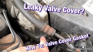 How To Replace a Valve Cover Gasket  20032007 Honda Accord [upl. by Sell]