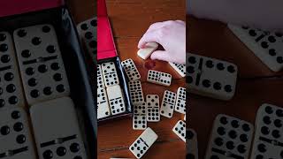 Games Double Nine Dominoes  Ivory Tiles Thick Size  Overview domino boardgames tabletopgames [upl. by Lrac50]