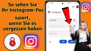 So sehen Sie Ihr InstagramPasswort wenn Sie es vergessen haben 2024 [upl. by Matthus]