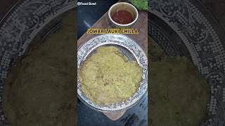 Jowar Lauki Chilla  easy breakfast recipe shorts shortsfeed ytshort [upl. by Goodkin]