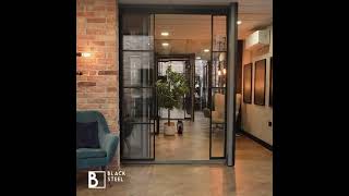 BiFolding Doors  Black Steel Doors [upl. by Parent833]