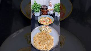 Lachha parata with yakhni paneer shortsfeed odia viral whitepaneergravy cooking [upl. by Mueller]