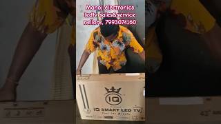 IQ 43 INCH TV UNBOXINGtrending viralvideo youtubeshorts ytshort trendingvideo devara ntr [upl. by Lymann]