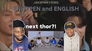 ENHYPEN and ENGLISH REACTION [upl. by Marissa]