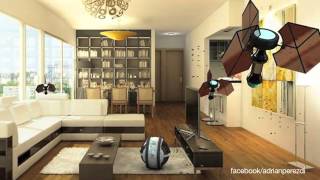 Cleaning Device Concept Triggers Tiny Robots to Clean Your House [upl. by Berthoud]