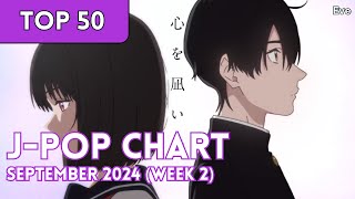 TOP 50 JPop Songs Chart  September 2024 Week 2  New Songs [upl. by Dolley]