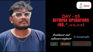 Master Bitwise Operators  AND OR XOR Shift Operators amp EvenOdd Check  Day 3  By Amar  Java [upl. by Airalav45]